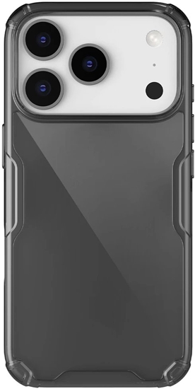 Picture of Etui Nillkin Nature TPU Pro na iPhone 17 Pro - póprzezroczyste-czarne