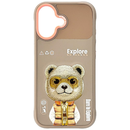 Изображение Etui Nimmy Cool&Cute 2.0 Bear do iPhone 17 bezowy