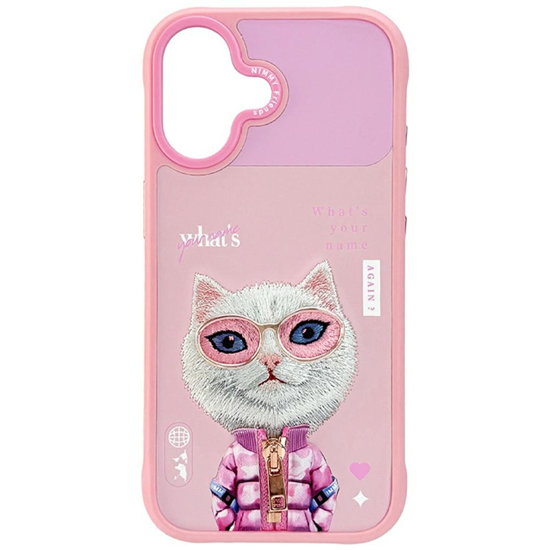 Изображение Etui Nimmy Cool&Cute 2.0 Cat do iPhone    17 różow