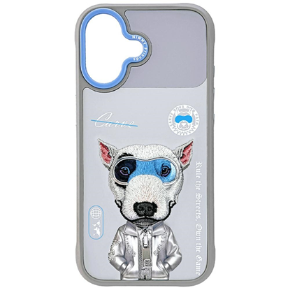 Picture of Etui Nimmy Cool&Cute 2.0 Dog do iPhone 17 szary