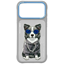 Изображение Etui Nimmy Glasses Cool Dog do iPhone 17 Pro szary