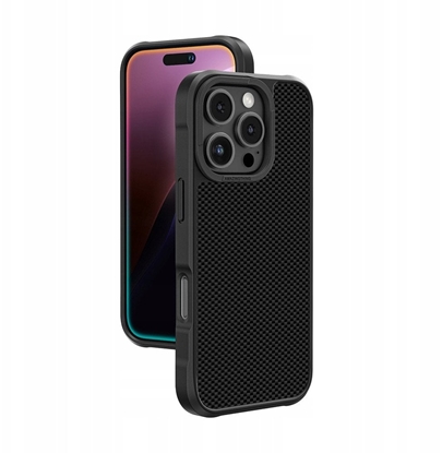 Изображение Etui pancerne AMAZINGTHING Titan Max Case z wóknami aramidowymi 1500D do iPhone 16 Pro - czarne