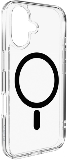 Изображение Etui Puro Lite Mag TPU+PC kompatybilne z MagSafe na iPhone 17 - przezroczyste z czarnym piercieniem