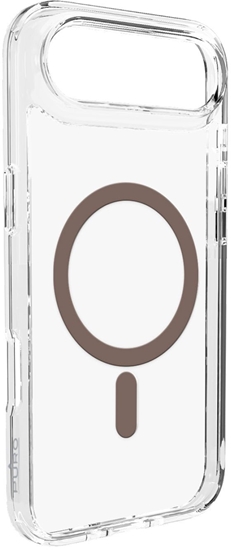 Изображение Etui Puro Lite Mag TPU+PC kompatybilne z MagSafe na iPhone 17 Air - przezroczyste z brzowym piercieniem