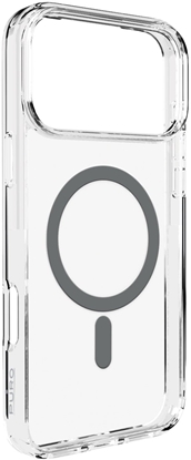 Изображение Etui Puro Lite Mag TPU+PC kompatybilne z MagSafe na iPhone 17 Pro - przezroczyste z szarym piercieniem