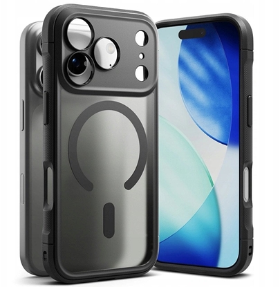 Attēls no Etui Ringke Fusion Bold Magnetic MagSafe do Apple iPhone 17 Pro Matte Black