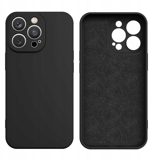 Изображение Etui Silicone Case na Samsung Galaxy S25 Edge - czarne