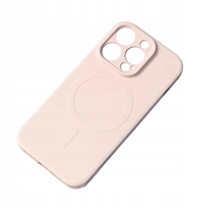 Attēls no Etui Silicone Case z MagSafe na iPhone 16e - róowe