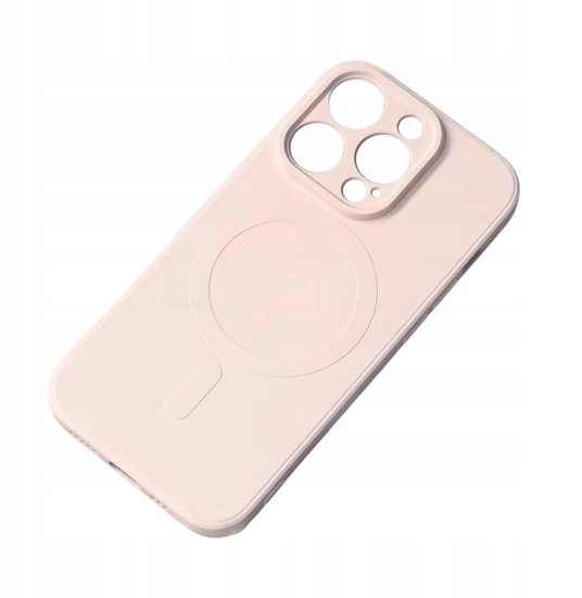 Picture of Etui Silicone Case z MagSafe na iPhone 16e - róowe