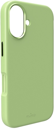 Изображение Etui silikonowe Pure Icon Mag Pro Liquid Silicone na iPhone 17 kompatybilne z MagSafe, z ochron aparatu i aluminiowymi przyciskami - zielone