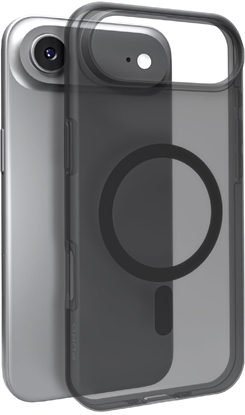 Изображение Etui silikonowe Puro Daylight kompatybilne z Magsafe na iPhone 17 Air - póprzezroczyste czarne