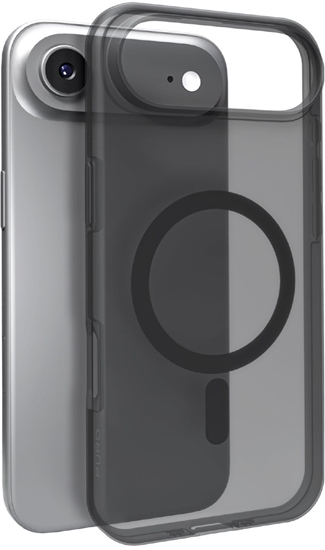 Изображение Etui silikonowe Puro Daylight kompatybilne z Magsafe na iPhone 17 Air - póprzezroczyste czarne