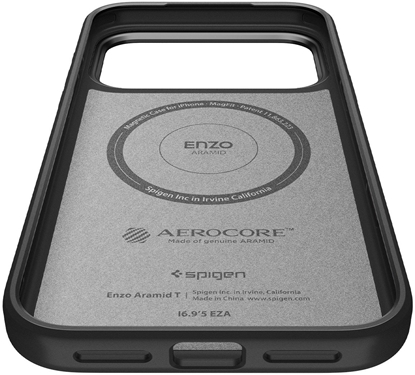Picture of Etui Spigen Enzo Aramid "T" MagSafe na iPhone 17 Pro - czarne