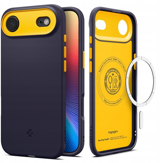 Изображение Etui Spigen Nano Pop Mag MagSafe do Apple iPhone 17 Air Blueberry Navy