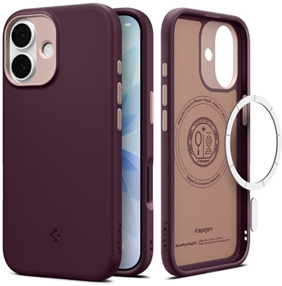 Изображение Etui Spigen Nano Pop Mag MagSafe do Apple iPhone 17 Burgundy Bean
