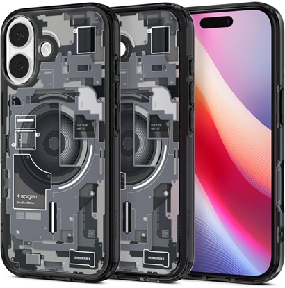 Attēls no Etui Spigen Ultra Hybrid MagSafe do iPhone 17, czarne