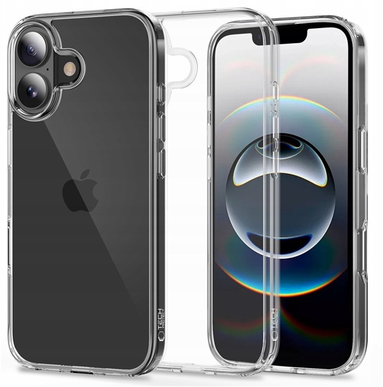 Изображение Etui Tech-Protect Flexair Hybrid do Apple iPhone 17 Clear