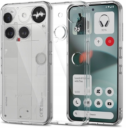 Изображение Etui Tech-Protect Flexair Hybrid do Nothing Phone 3 Clear