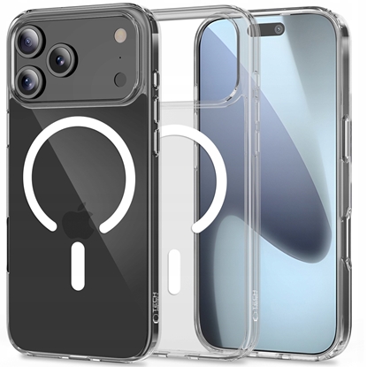 Изображение Etui Tech-Protect Flexair Hybrid MagSafe do Apple iPhone 17 Pro Clear