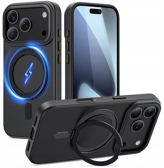 Picture of Etui Tech-Protect Magring MagSafe do Apple iPhone 17 Pro Max Matte Black