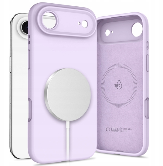 Изображение Etui Tech-Protect Silicone MagSafe do Apple iPhone 17 Air Mauve