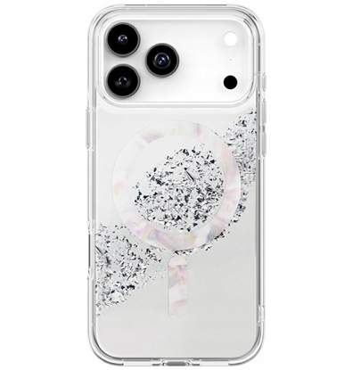 Изображение Etui UNIQ Coehl Crystelle do Apple iPhone 17 Pro Max Magnetic Charging srebrny