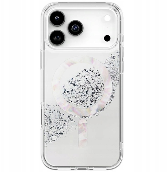 Изображение Etui UNIQ Coehl Crystelle do Apple iPhone 17 Pro Max Magnetic Charging srebrny
