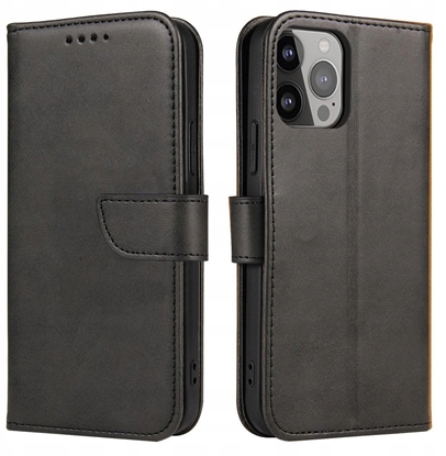 Attēls no Etui z klapk Magnet Case do Honor X6a - czarne