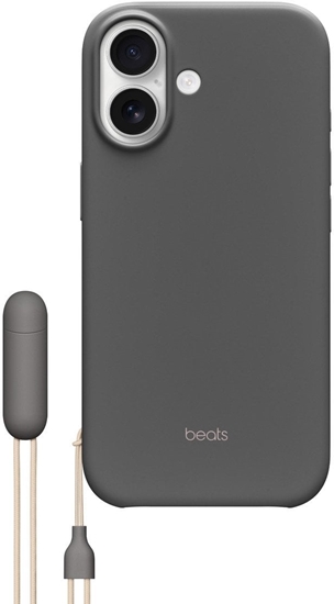 Изображение Etui z podpórką Beats Kickstand zgodne z MagSafe i panelem Sterowanie aparatem do iPhonea 17 - szafirowy szary