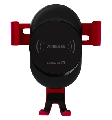 Attēls no Evelatus - Gravity Car Holder with Wireless Charger WCH02 Red