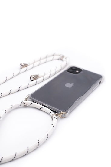 Изображение Evelatus Apple iPhone 11 Pro Silicone Transparent with Necklace TPU Strap Transparent