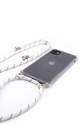 Picture of Evelatus Apple iPhone 11 Silicone Transparent with Necklace TPU Strap Transparent