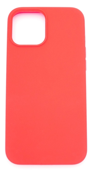 Picture of Evelatus Apple iPhone 12 Pro Max Premium Soft Touch Silicone Case Bright Red