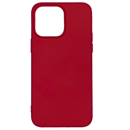 Picture of Evelatus Apple iPhone 14 Pro Max 6.7 Nano Silicone Case Soft Touch TPU Red