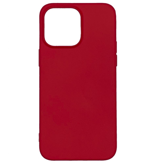 Picture of Evelatus Apple iPhone 14 Pro Max 6.7 Nano Silicone Case Soft Touch TPU Red