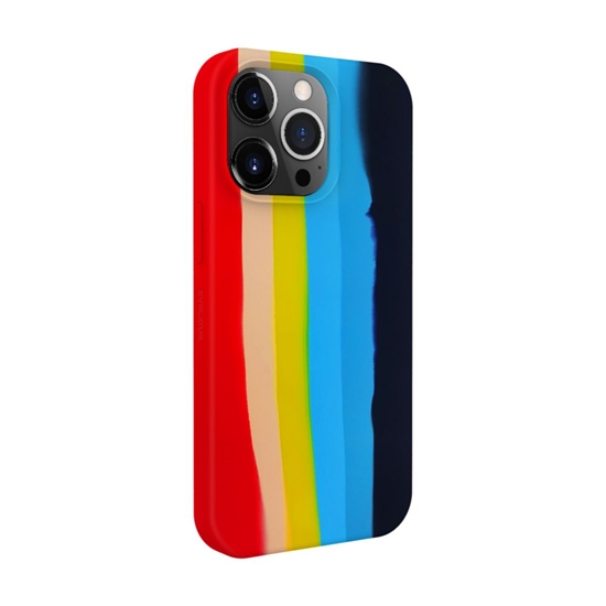 Изображение Evelatus Apple iPhone 14 Pro Max Silicone case Multi-Colored Rainbow