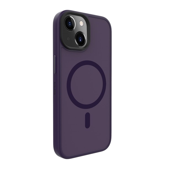 Изображение Evelatus Apple iPhone 15 Hybird Case With Magsafe PC+TPU Deep Purple