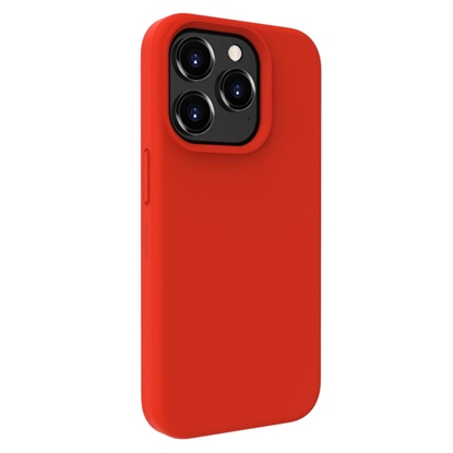 Picture of Evelatus Apple iPhone 15 Pro Premium Soft Touch Silicone Case Red