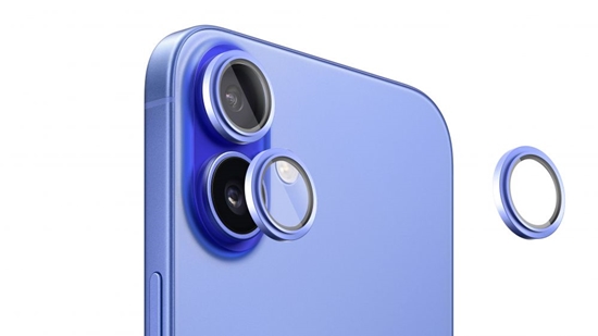 Picture of Evelatus Apple iPhone 16 / 16 Plus Camera Lens Protector Armor Ultramarine