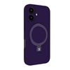 Picture of Evelatus Apple iPhone 16 Premium Magsafe with Stand Soft Touch Silicone Case Purple