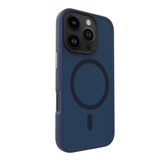 Изображение Evelatus Apple iPhone 16 Pro Hybird Case With Magsafe PC+TPU Dark Blue