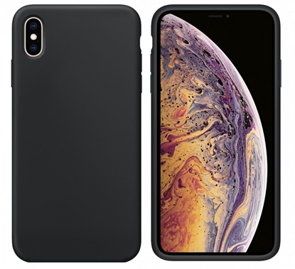 Picture of Evelatus Apple iPhone X Premium Soft Touch Silicone Case Black