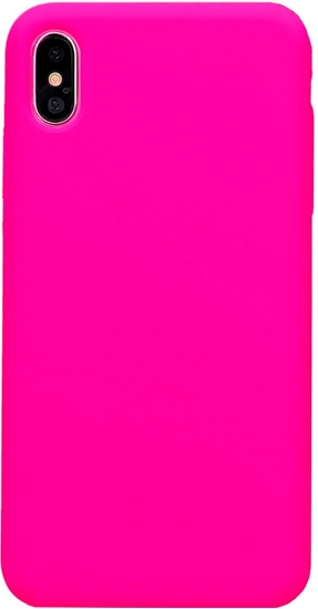 Picture of Evelatus Apple iPhone XR Premium Soft Touch Silicone Case Hot Pink