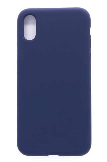 Picture of Evelatus Apple iPhone Xs MAX Nano Silicone Case Soft Touch TPU Midnight Blue