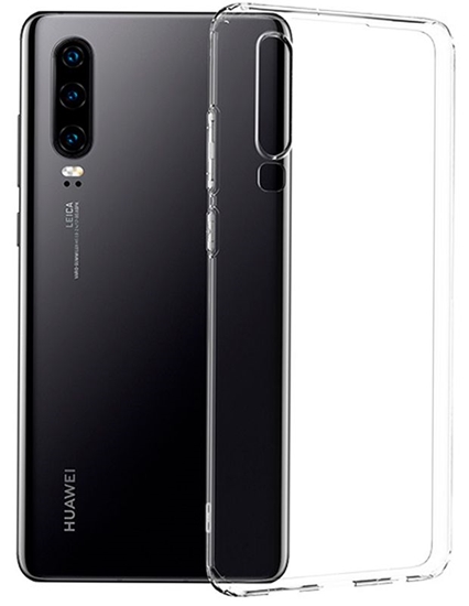 Picture of Evelatus Huawei P30 Clear Silicone Case 1.5mm TPU Transparent