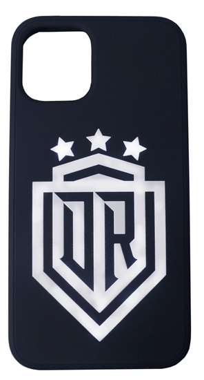 Picture of Evelatus iPhone 12 Pro Soft Touch Silicone Case DR Logo N1 White Black