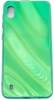 Picture of Evelatus Samsung Galaxy A10 Water Ripple Full Color Electroplating Tempered Glass Case Green