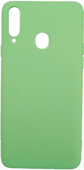 Picture of Evelatus Samsung Galaxy A20s Nano Silicone Case Soft Touch TPU Green