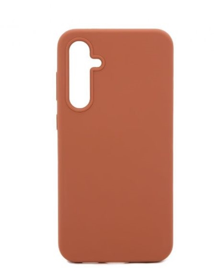 Picture of Evelatus Samsung Galaxy A34 Premium Soft Touch Silicone Case Saddle Brown