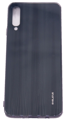 Picture of Evelatus Samsung Galaxy A50 Water Ripple Full Color Electroplating Tempered Glass Black